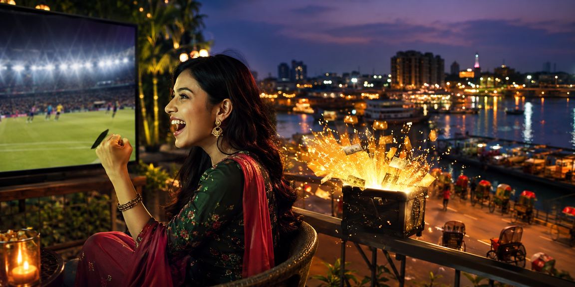 ঢাকায় বিনোদন ও ক্যাসিনো থিমে ভাউচার অভিজ্ঞতার চিত্র